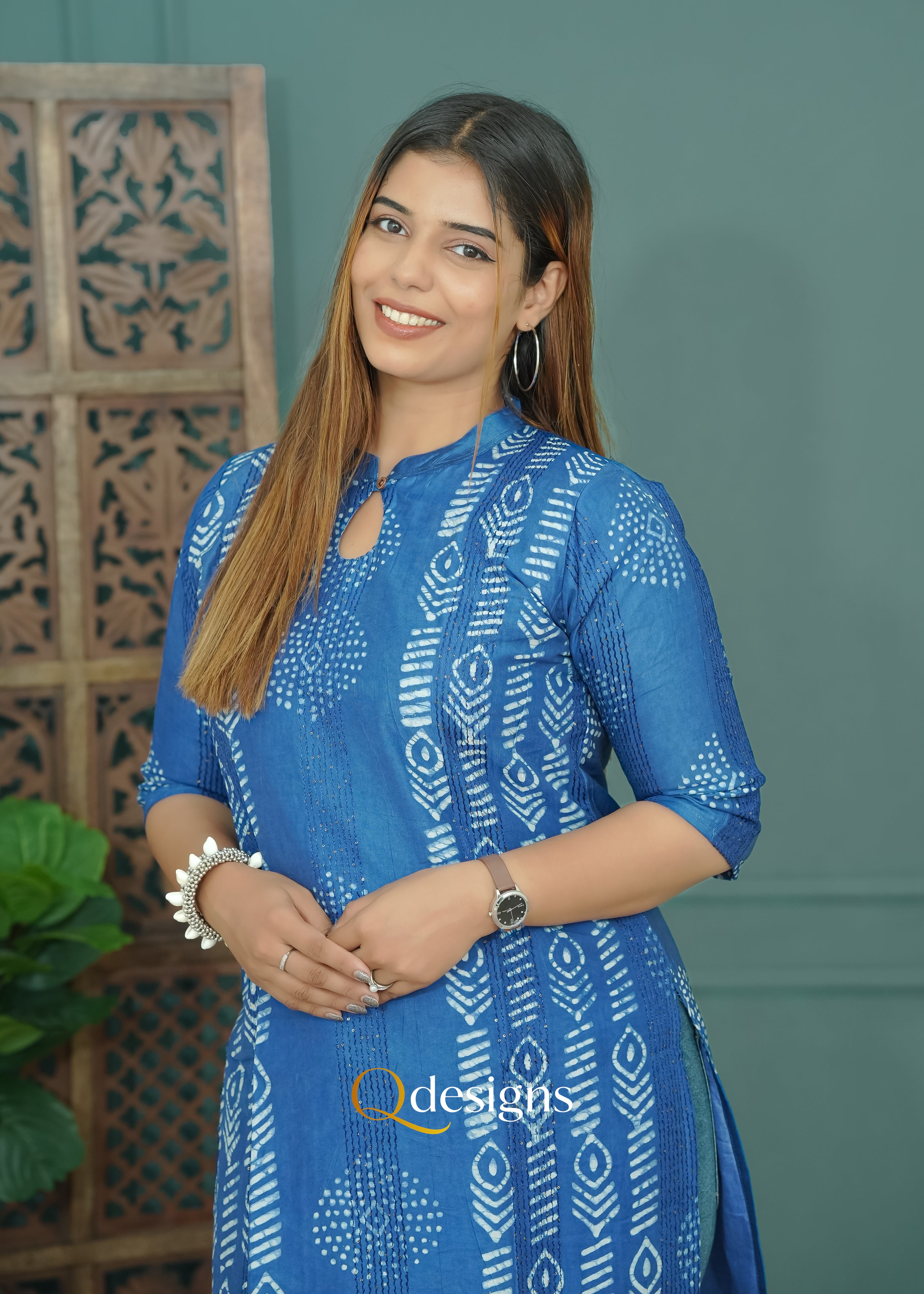 Cotton Kurti - Q1027