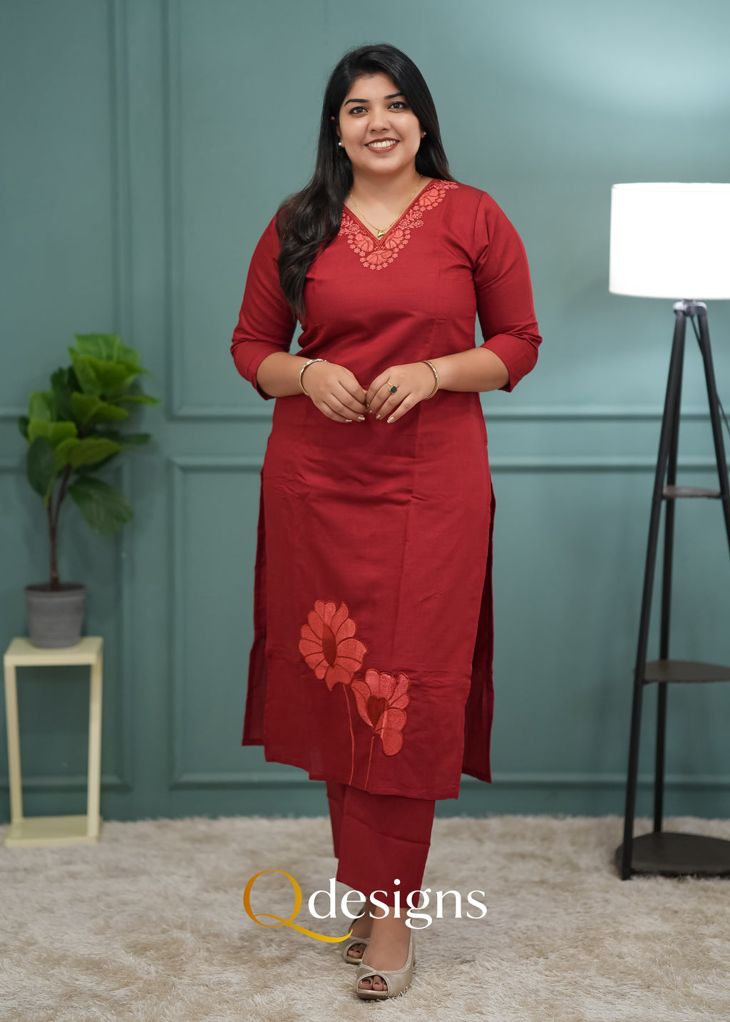 Laya Kurti (Top & Bottom)- Q1010