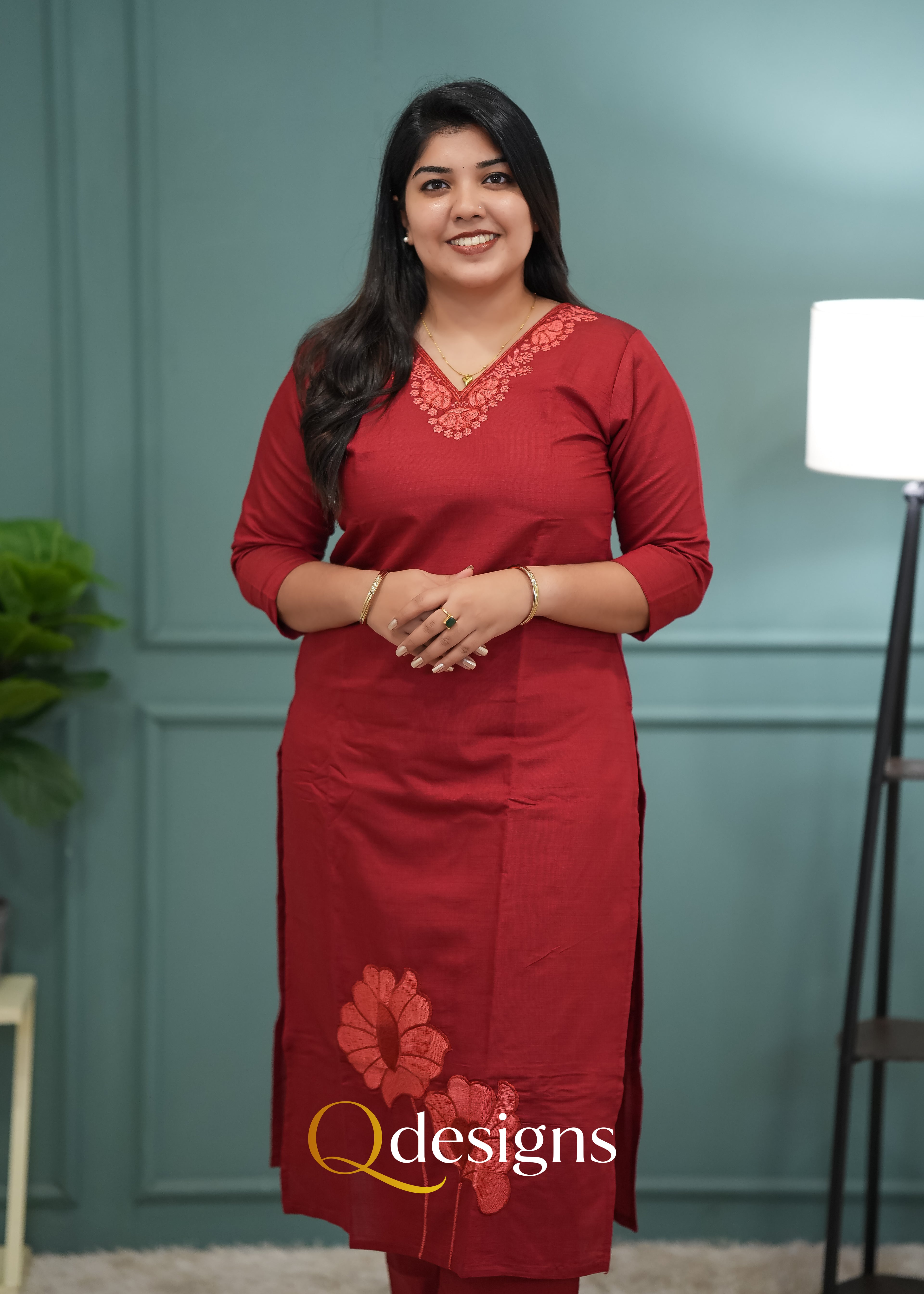 Laya Kurti (Top & Bottom)- Q1010