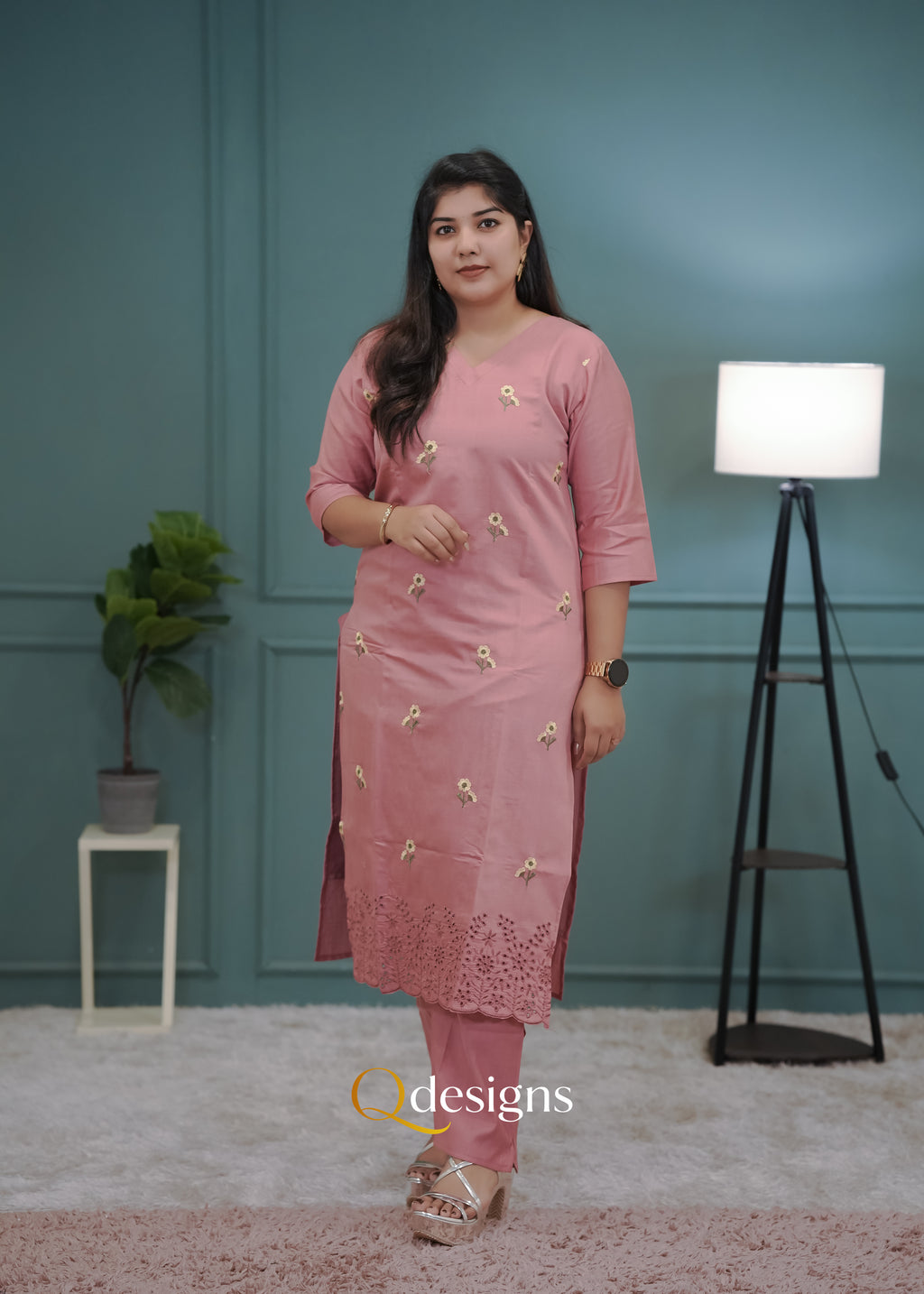 Vatican Fabric Kurti Set - Q1012
