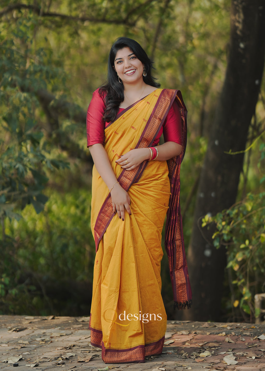 MAHESHWARI SILK SAREE - Q1040