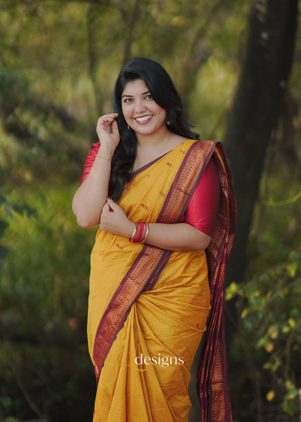 MAHESHWARI SILK SAREE - Q1040