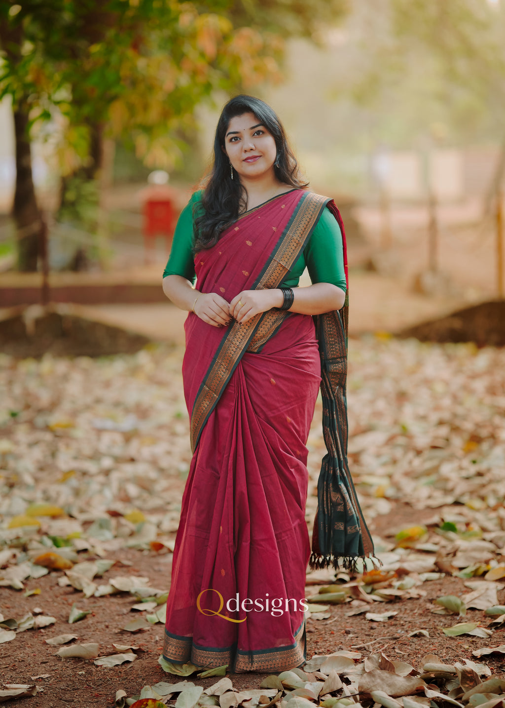 MAHESHWARI SILK SAREE- Q1041