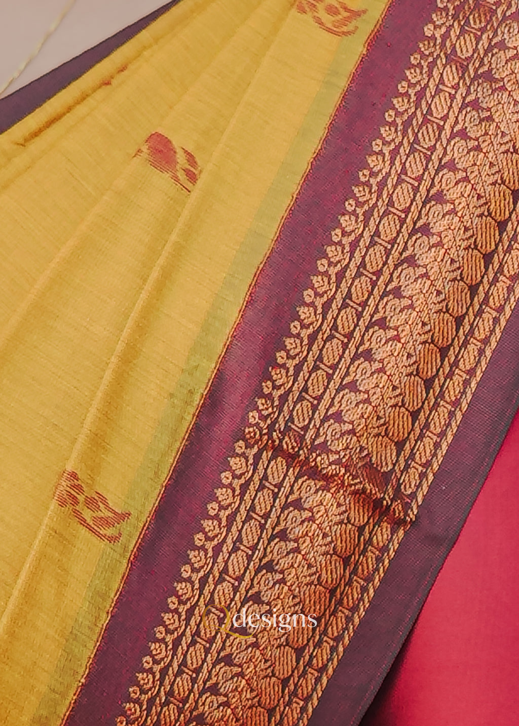 MAHESHWARI SILK SAREE - Q1040