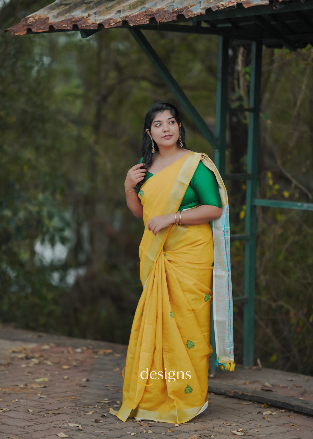 COTTON SAREE- Q1045