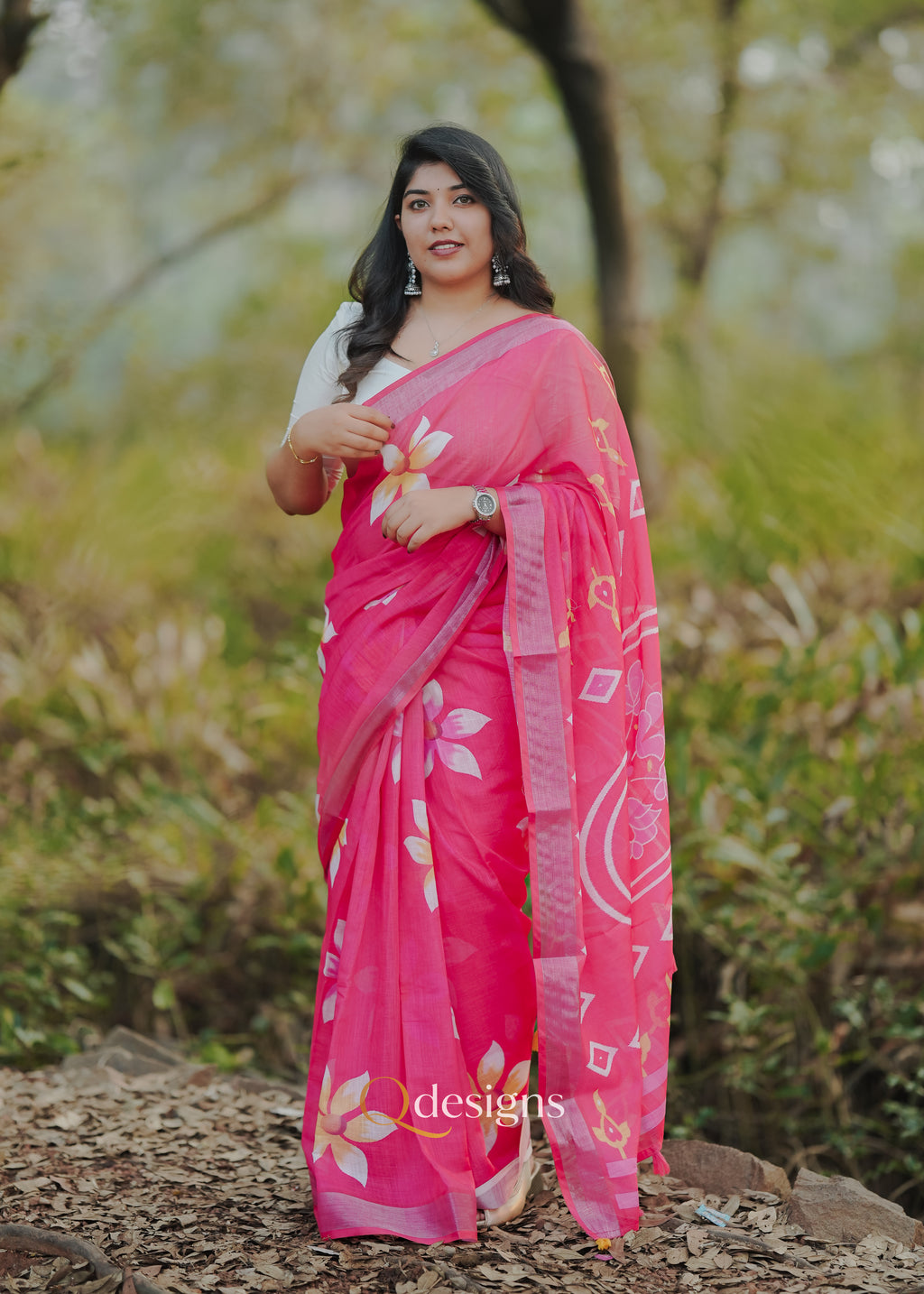 COTTON SAREE- Q1044