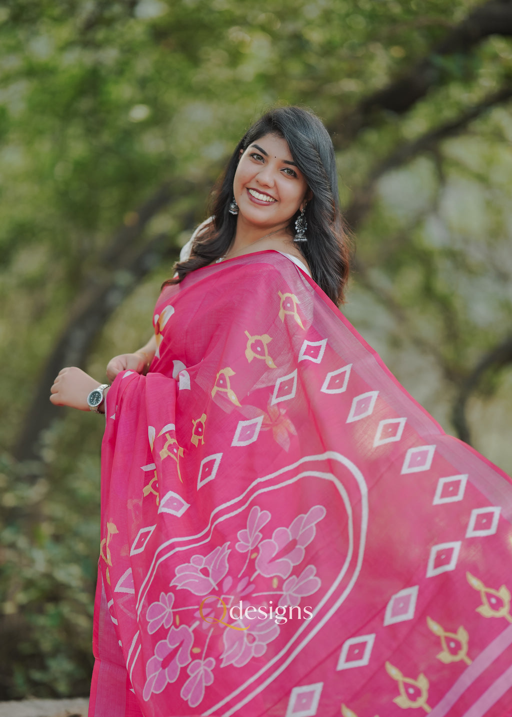 COTTON SAREE- Q1044